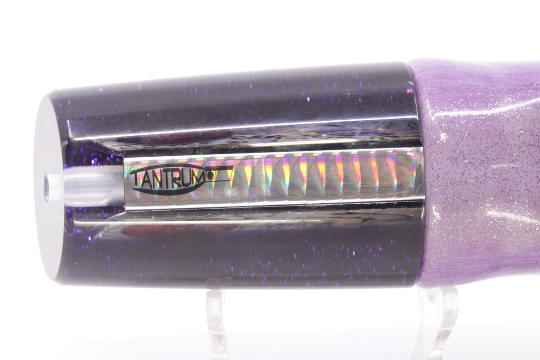 TANTRUM Lures Paua Shell Purple Back Red Eyes Large Kaboom 12" 9oz Fire Tailz Vinyl