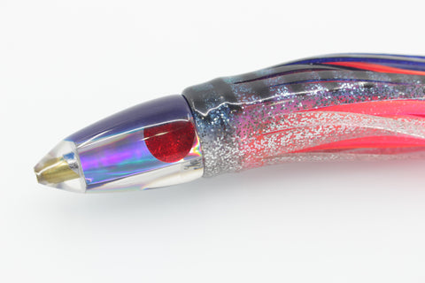 Koya Lures Rainbow Blue Back Bullet 5.5" 2.5oz Skirted Blue-Silver-Pink
