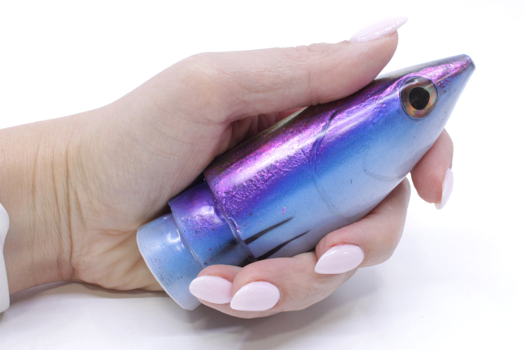 Ali'i Kai Lures Purple-Blue-White Aku 12" 8.7oz Head Only EZ-K