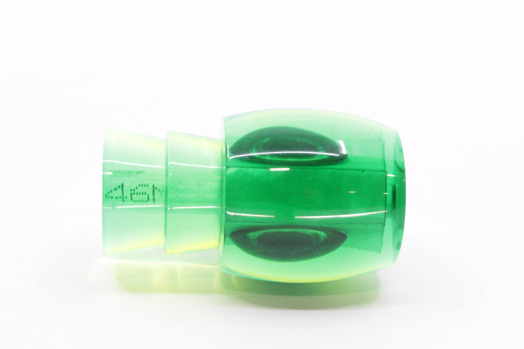 Moyes Lures Chartreuse MOP Green Back Small Secret 9" 1.2oz