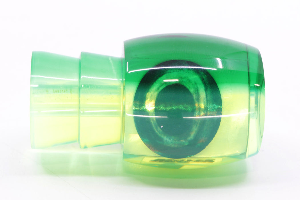 Moyes Lures Chartreuse MOP Green Back Small Secret 9" 1.2oz