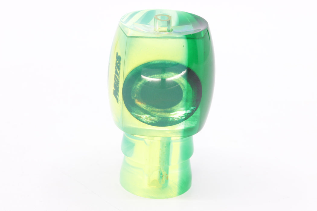 Moyes Lures Chartreuse MOP Green Back Small Secret 9" 1.2oz