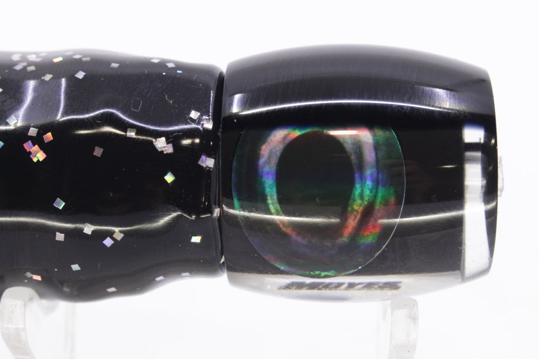 Moyes Lures Black Pearl Black Back Small Secret 9" 3oz Skirted Black/Purple-Blue