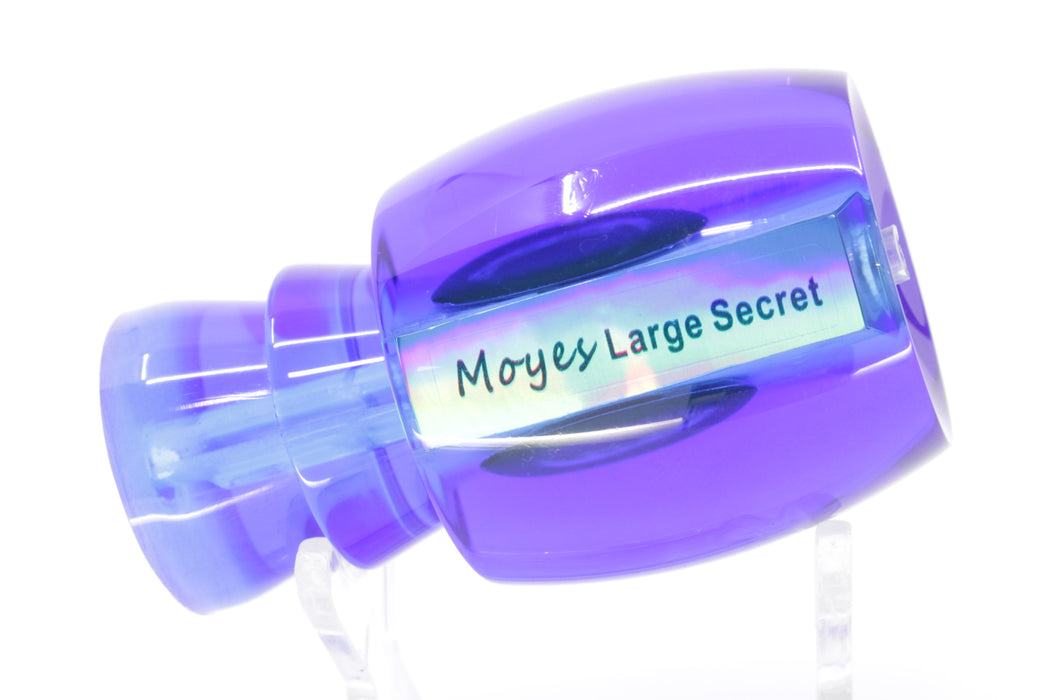 Moyes Lures Ice Blue MOP Blue Back Taxi Eyes Large Secret 12" 3oz