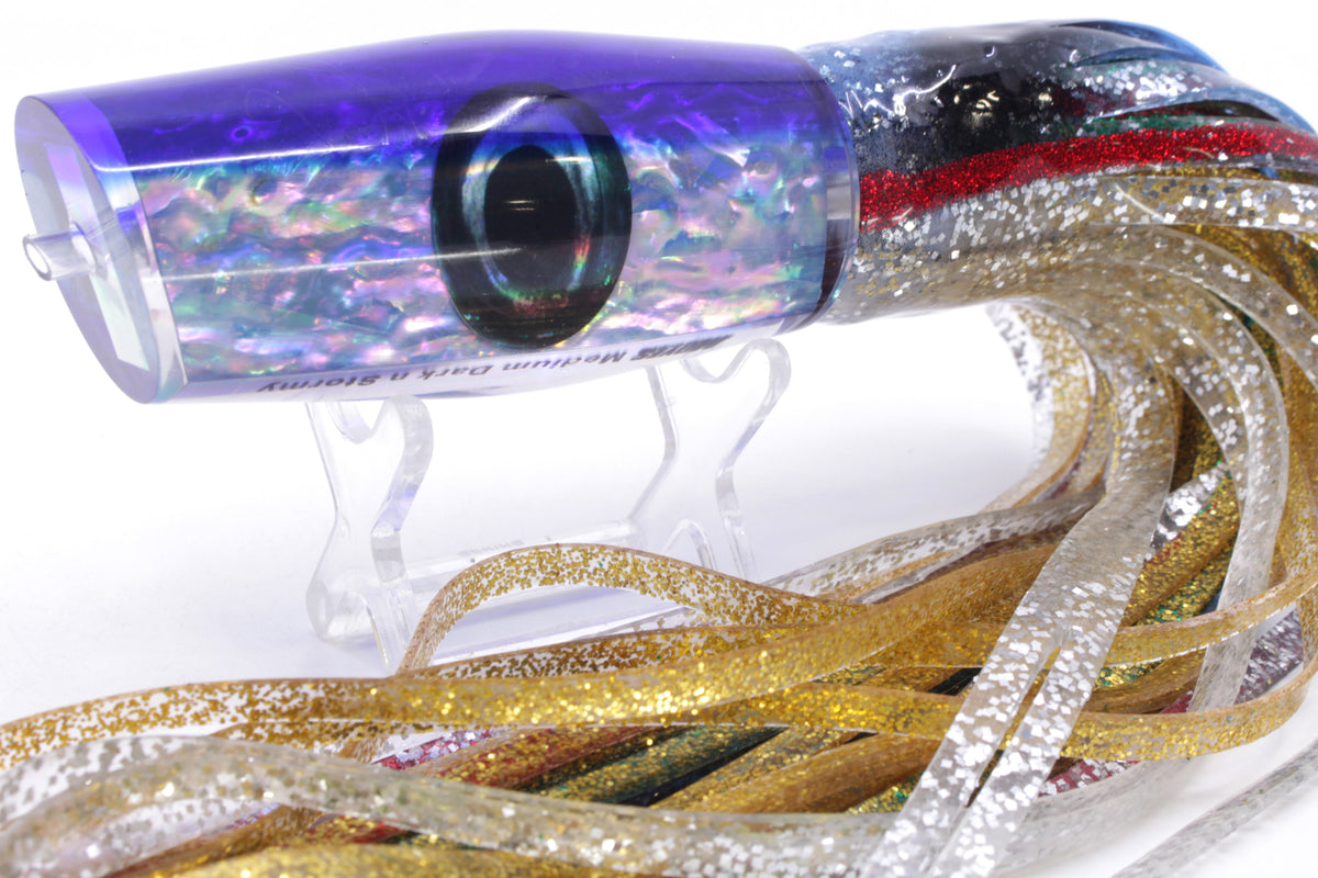 Moyes Lures Rainbow MOP Blue Back Medium Dark-N-Stormy 12