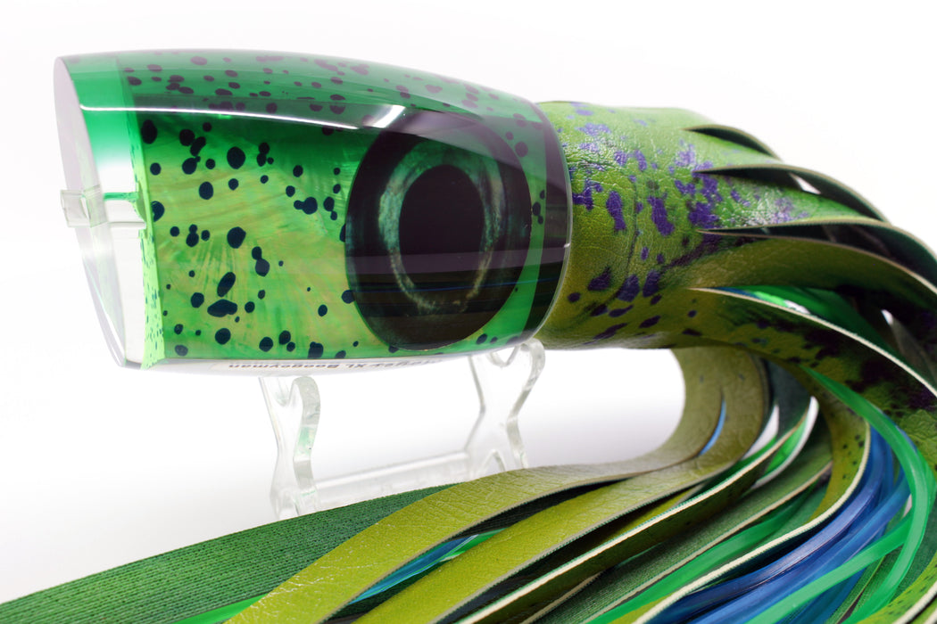 Moyes Lures Mahi Mahi MOP Green Back XL Boogeyman 16" 12.7oz ALV Vinyl Mahi