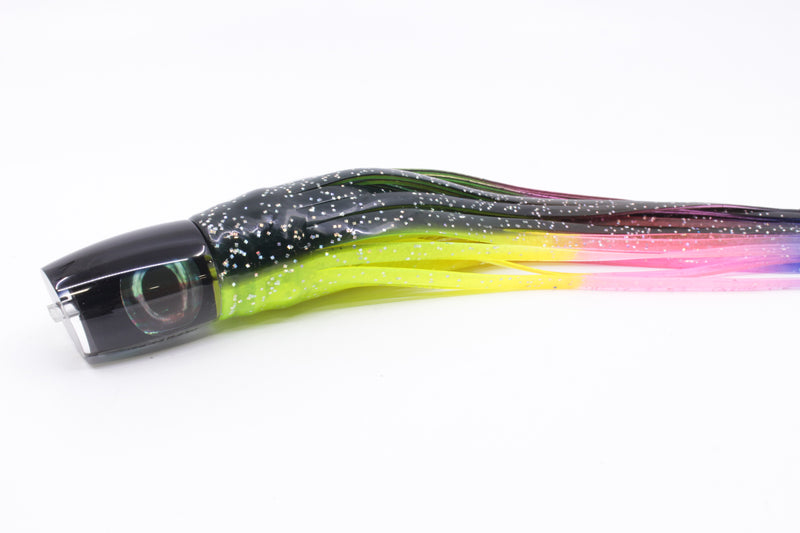 Moyes Lures Black Pearl Black Back Kaiwi 10" 4.5oz Skirted Magic Johnson