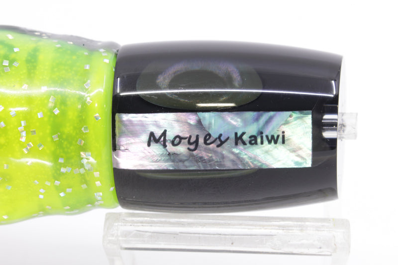Moyes Lures Black Pearl Black Back Kaiwi 10" 4.5oz Skirted Magic Johnson