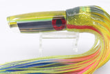 Coggin Lures Mirrored Yellow-Green Back Malolo Fying Fish 7" 3oz Skirted