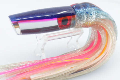 Coggin Lures Mirrored Blue-Pink Back Malolo Fying Fish 7" 3oz Skirted