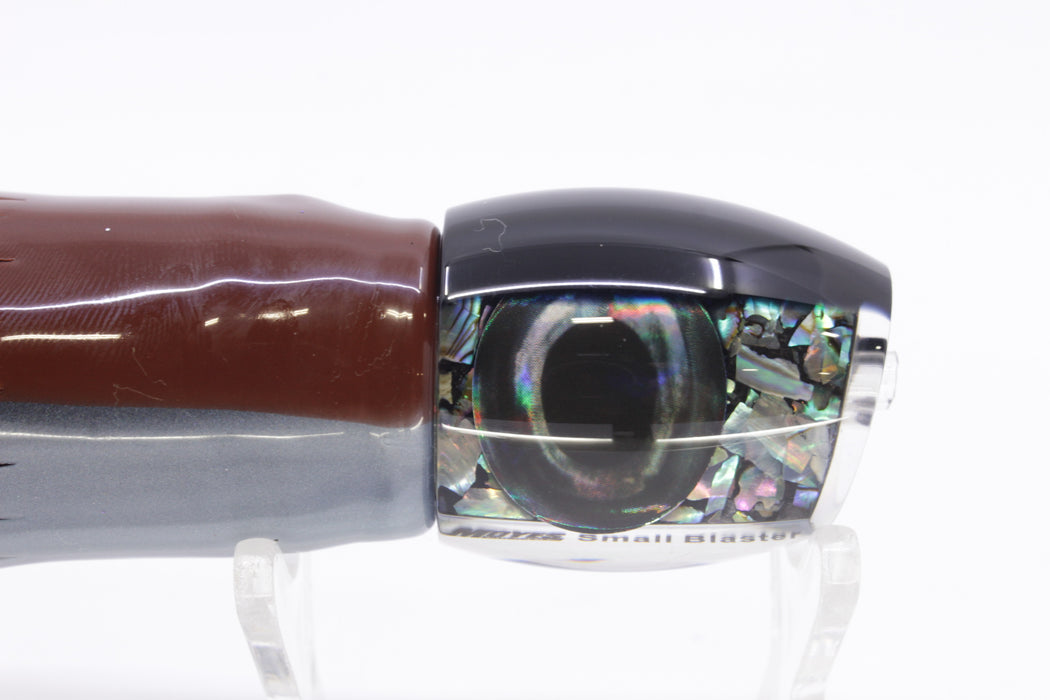 Moyes Lures S&P Black Back NEW Small Blaster 9" 4.5oz Skirted Petrolero