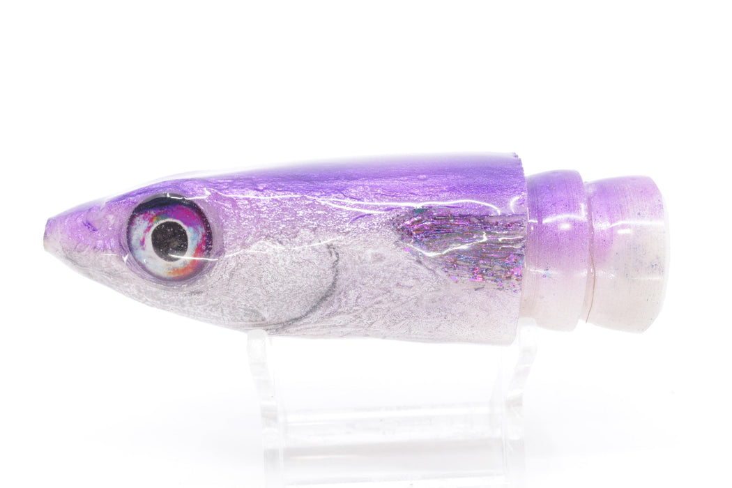 Ali'i Kai Lures Purple-Silver Malolo 12" 7.5oz Head Only EZ-K