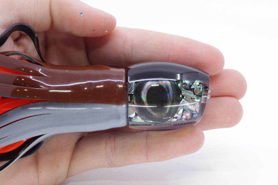 Moyes Lures S&P Black Back NEW Small Blaster 9" 4.5oz Skirted Petrolero