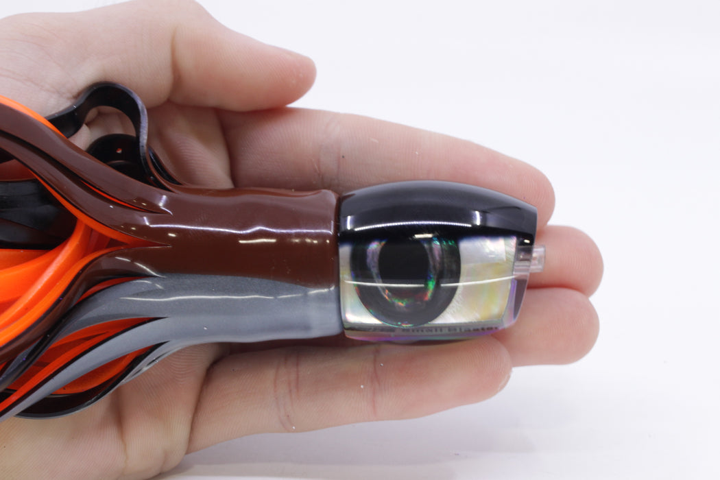 Moyes Lures Golden MOP Black Back NEW Small Blaster 9" 4.5oz Skirted Petrolero