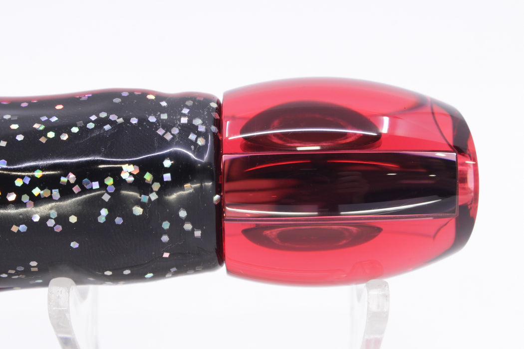 Moyes Lures Red Mirrored NEW Small Blaster 9" 4.5oz Skirted Black/Red