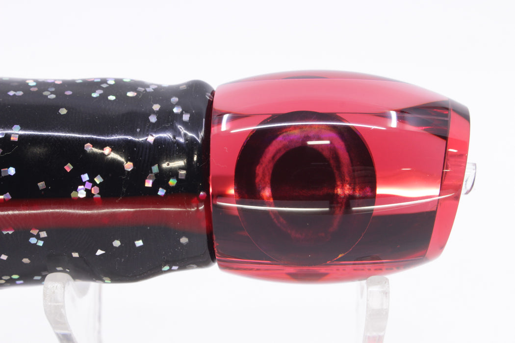 Moyes Lures Red Mirrored NEW Small Blaster 9" 4.5oz Skirted Black/Red