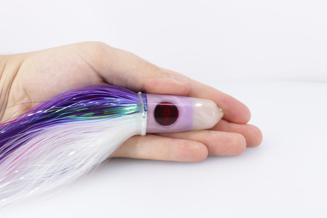 Tanigawa Lures Strawberry-Lavender Pearl 2-Hole Bullet 7" 6oz Strobez