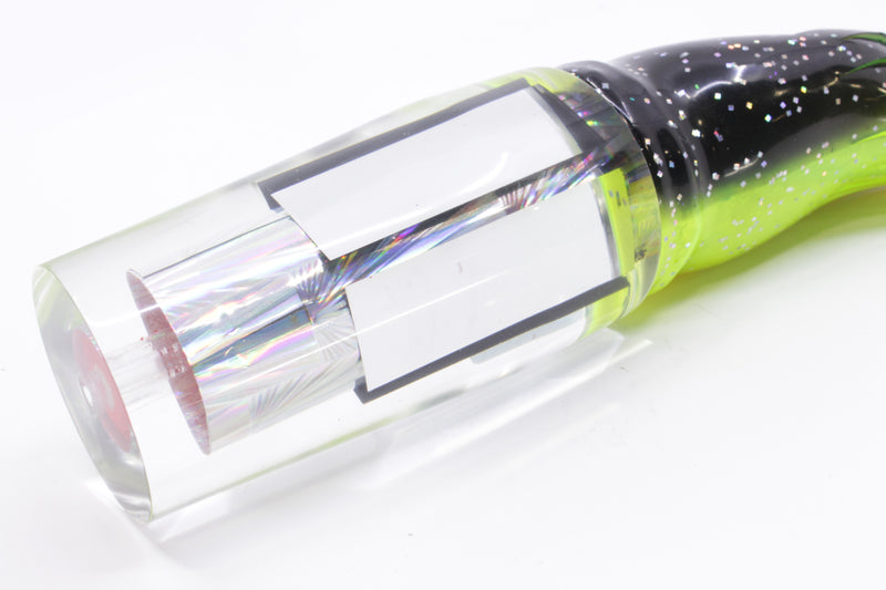 Aloha Lures Clear Mirrored Silver Rainbow Sundowner 14" 11.5oz Skirted Magic Johnson