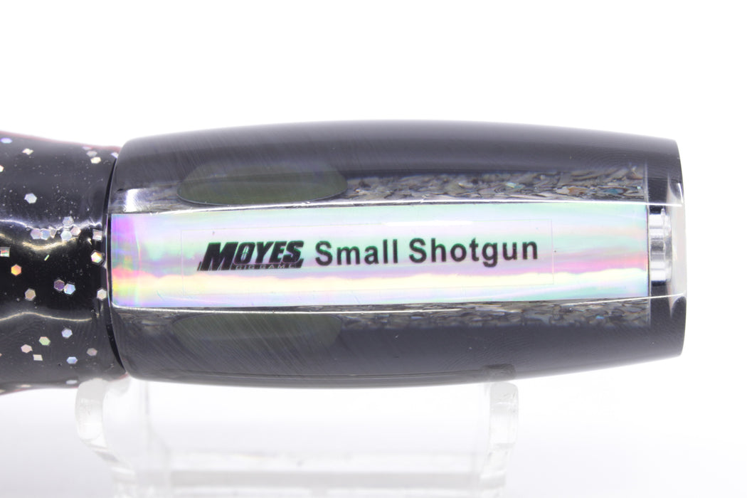 Moyes Lures S&P Black Back Small Shotgun 9" 4oz Skirted Black/Rainbow