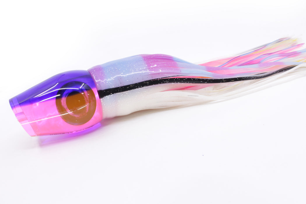 Moyes Lures Pink MOP Blue Back Taxi Eyes XL Sumo 16" 20.5oz Skirted Gay Bob