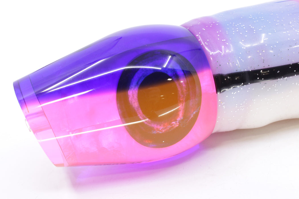 Moyes Lures Pink MOP Blue Back Taxi Eyes XL Sumo 16" 20.5oz Skirted Gay Bob