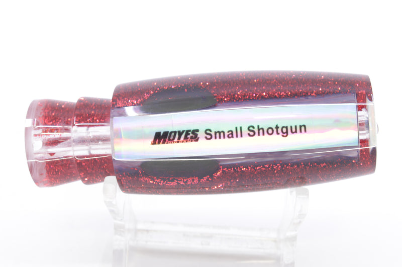 Moyes Lures Rainbow MOP Black-Red Back Taxi Eyes Small Shotgun 9" 2oz