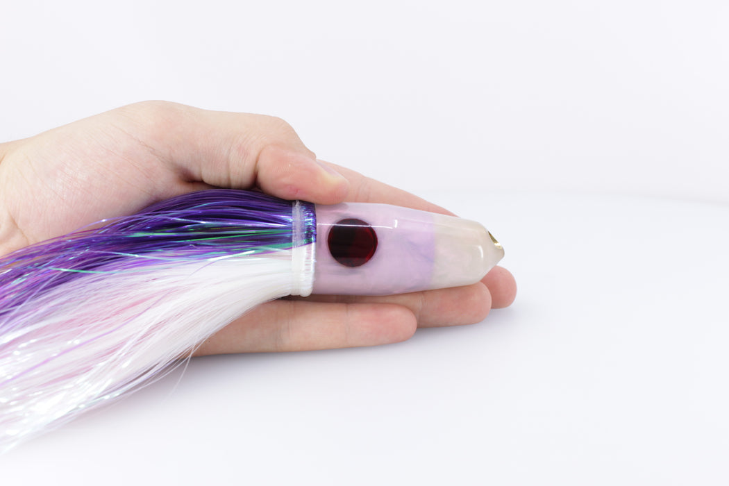 Tanigawa Lures Strawberry-Lavender Pearl 2-Hole Bullet 9"+ 8.5oz Strobez