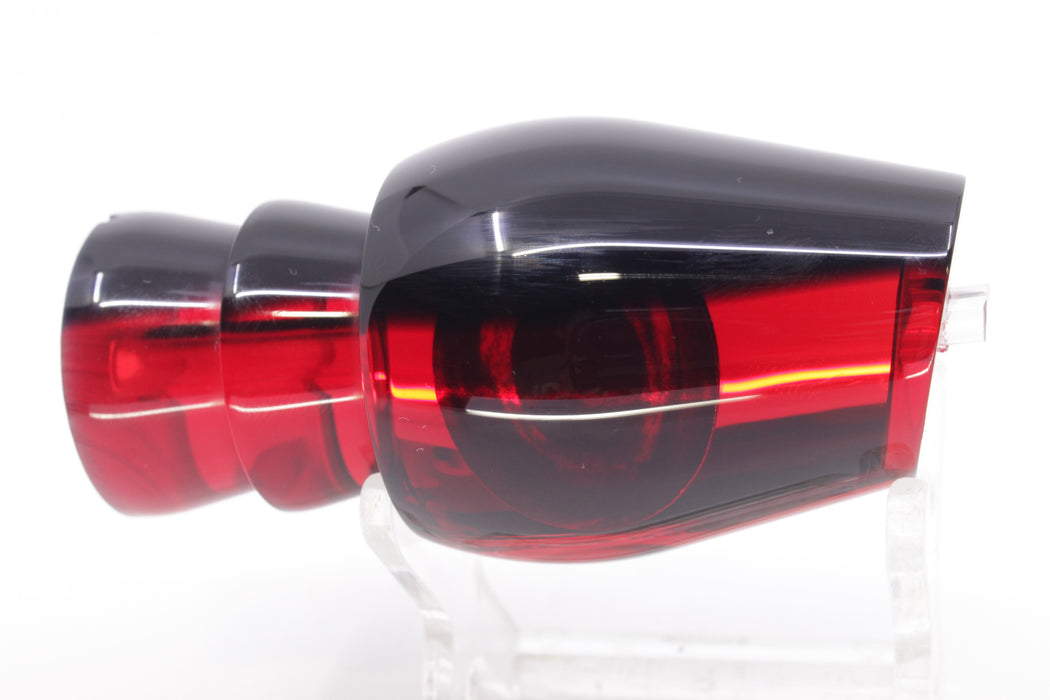 Moyes Lures Red Mirrored Black Back Taxi Eyes Medium Sumo 12" 3.7oz