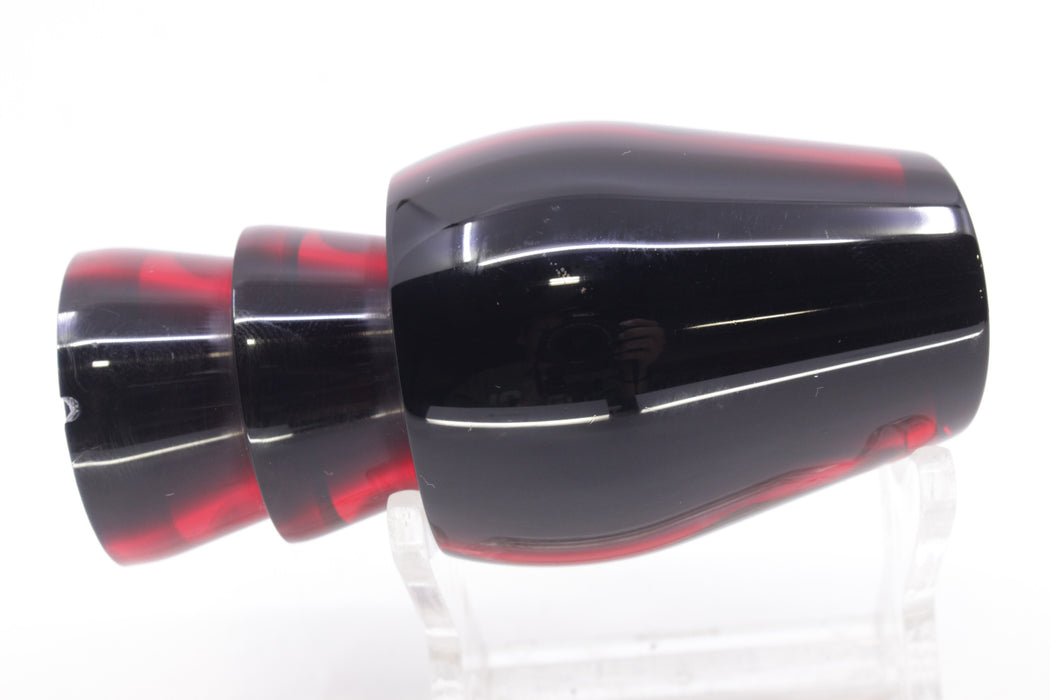 Moyes Lures Red Mirrored Black Back Taxi Eyes Medium Sumo 12" 3.7oz