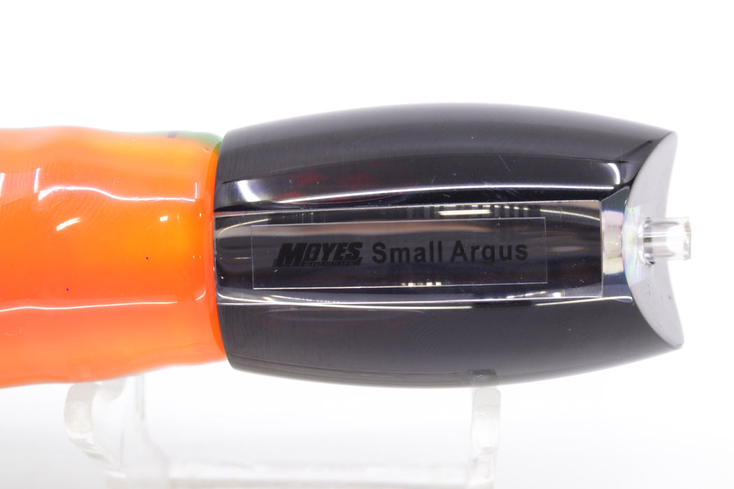 Moyes Lures Clear Mirrored Black Back Small Argus 9" 3.5oz Skirted Guacamaya GZE