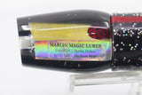 Marlin Magic Golden MOP Black Back Red Eyes Medium Pear 10" 8.2oz Skirted