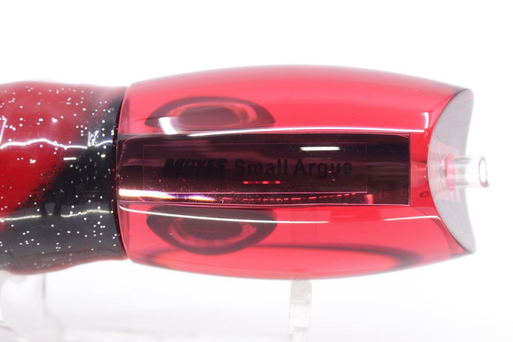 Moyes Lures Red Mirrored Small Argus 9" 3.5oz Skirted Black-Red GZE