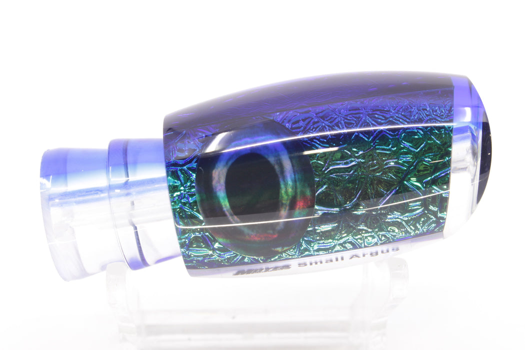 Moyes Lures Green-Blue Oil Slick Blue Back Small Argus 9" 2oz GZE