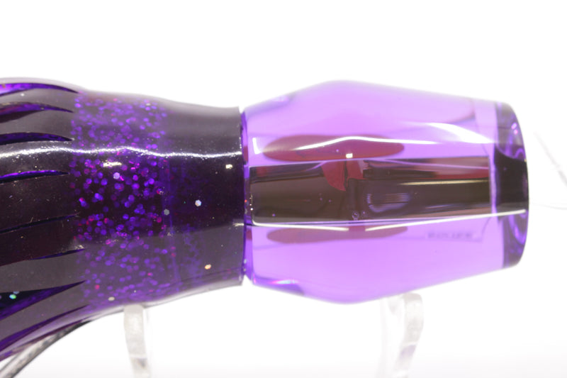 Bonze Lures Purple Mirrored Red Eyes Trojan 10" 5.5oz Skirted
