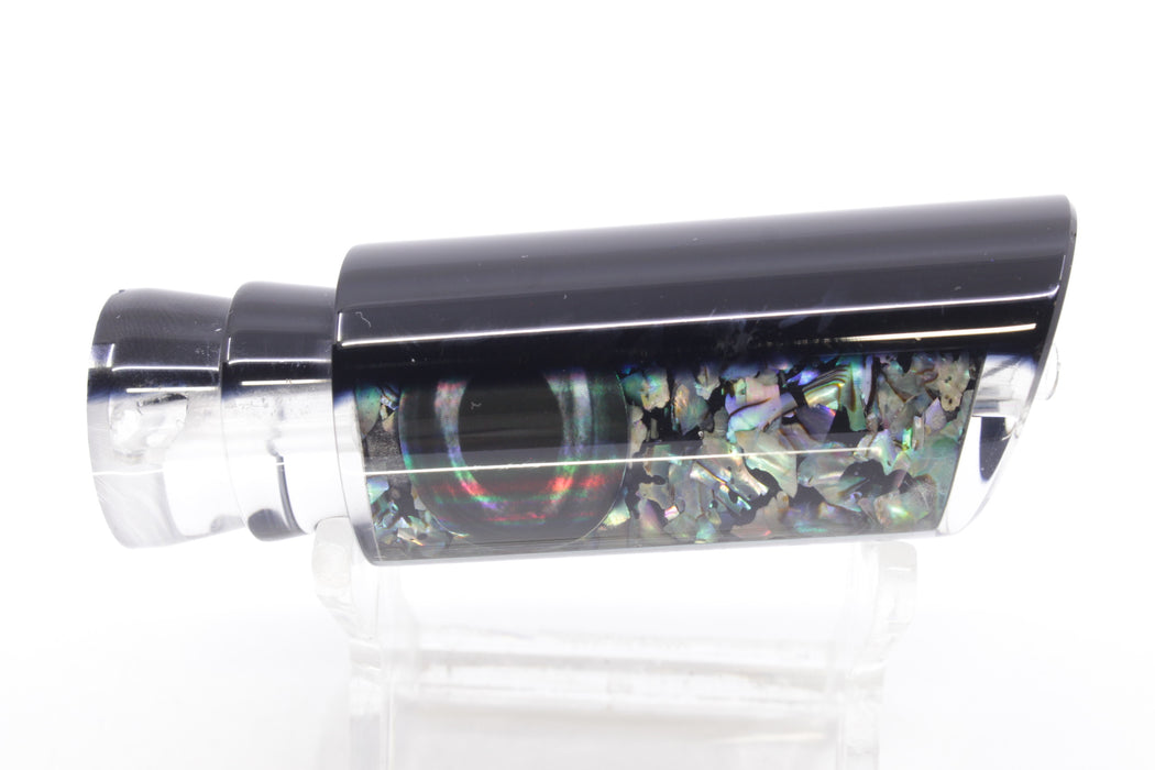 Moyes Lures S&P Black Back Taxi Eyes Small Pipe Bomb 9" 2oz