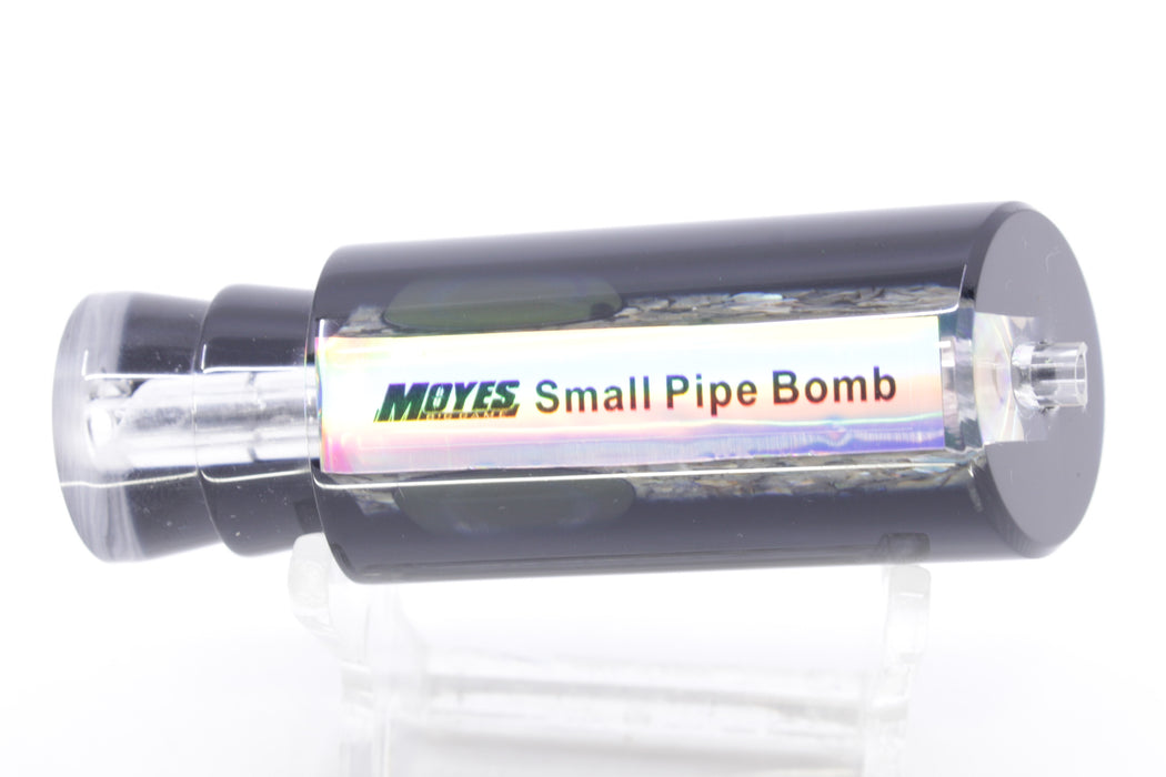 Moyes Lures S&P Black Back Taxi Eyes Small Pipe Bomb 9" 2oz