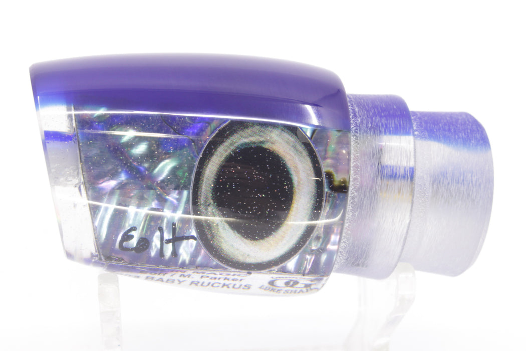 Marlin Magic Blue-Purple Abalone Blue Back Taxi Eyes Baby Ruckus 10" 4oz