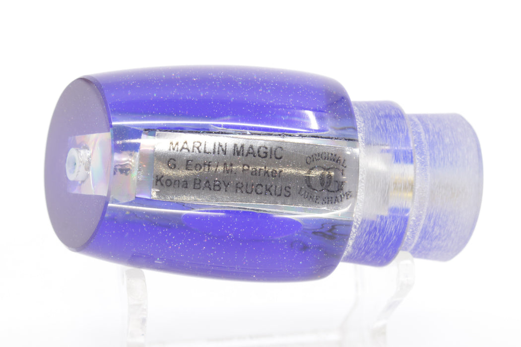 Marlin Magic Blue-Purple Abalone Blue Back Taxi Eyes Baby Ruckus 10" 4oz