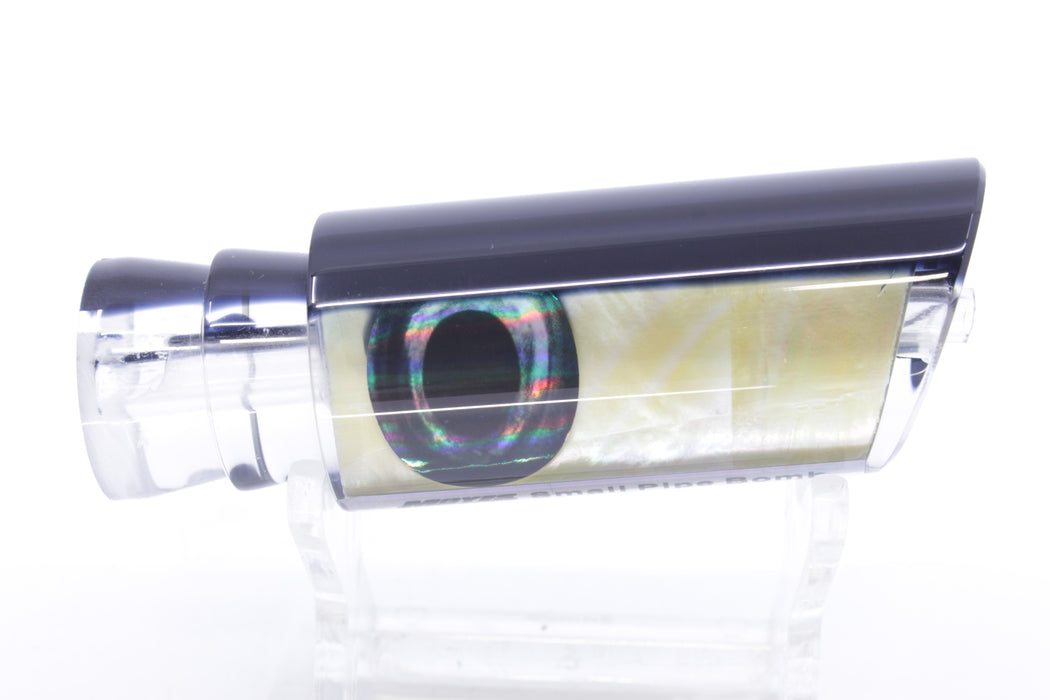 Moyes Lures Golden MOP Black Back Taxi Eyes Small Pipe Bomb 9" 2oz