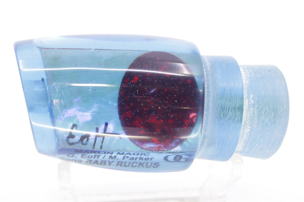 Marlin Magic Ice Blue Awabi Red Eyes Baby Ruckus 10" 4oz