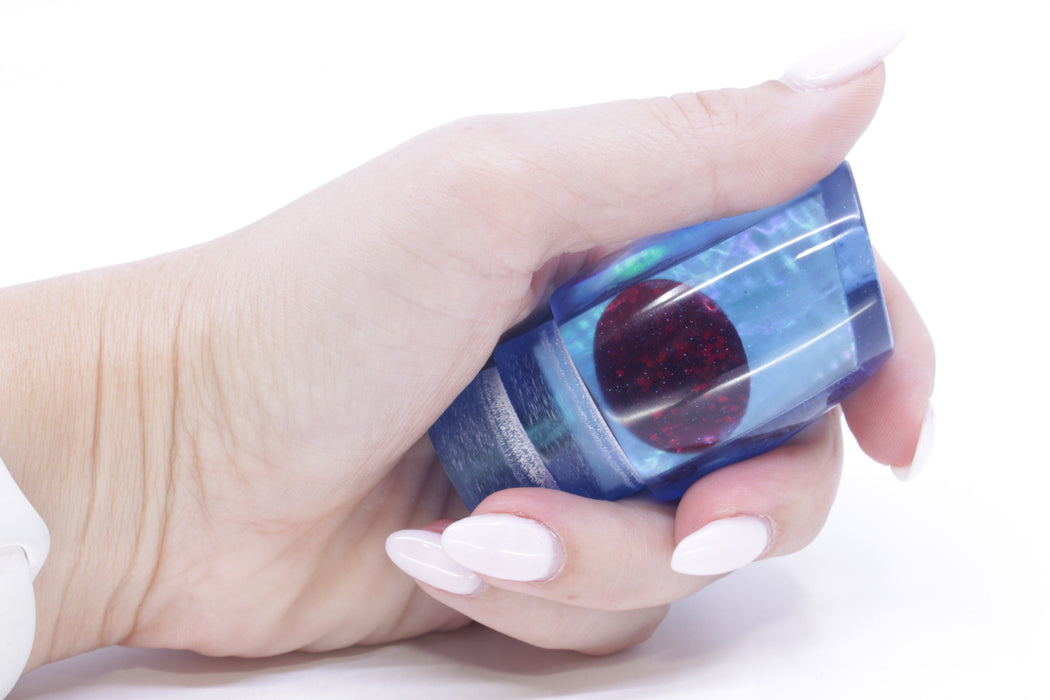 Marlin Magic Ice Blue Awabi Red Eyes Baby Ruckus 10" 4oz