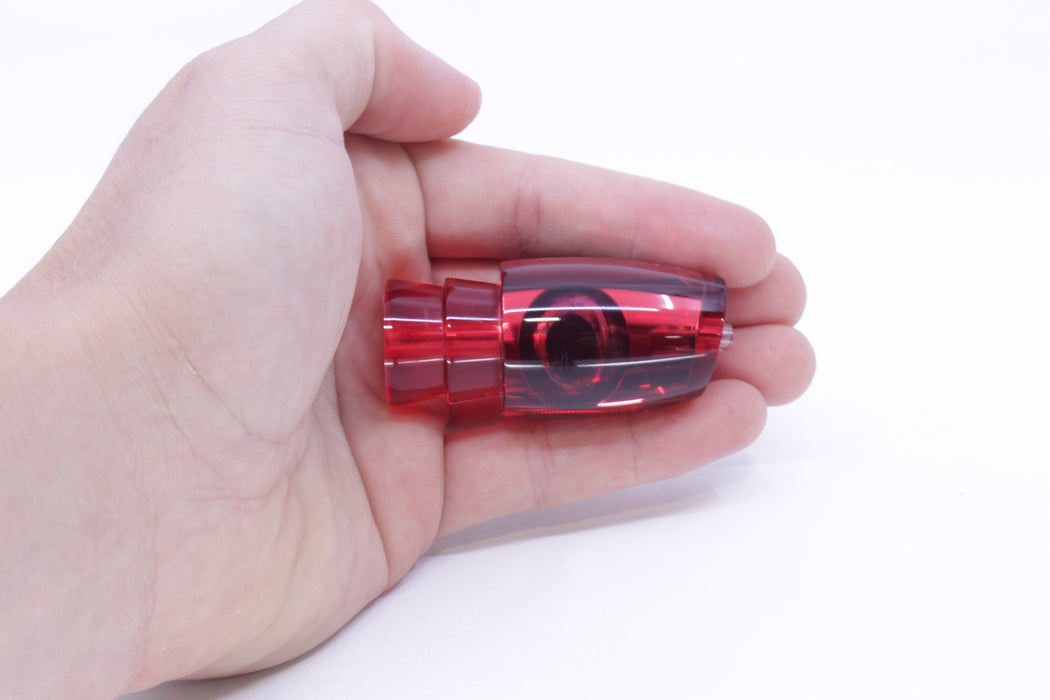 Moyes Lures Red Mirrored Taxi Eyes Small J-Boy 9" 1.5oz