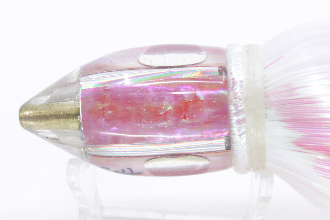 Marlin Magic Pink Awabi Jumbo Jetted Teardrop AP Bullet 9" 5.2oz Strobez White/Pink