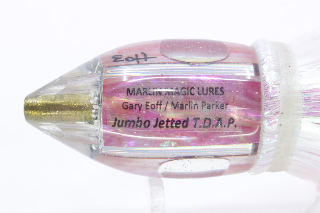 Marlin Magic Pink Awabi Jumbo Jetted Teardrop AP Bullet 9" 5.2oz Strobez White/Pink