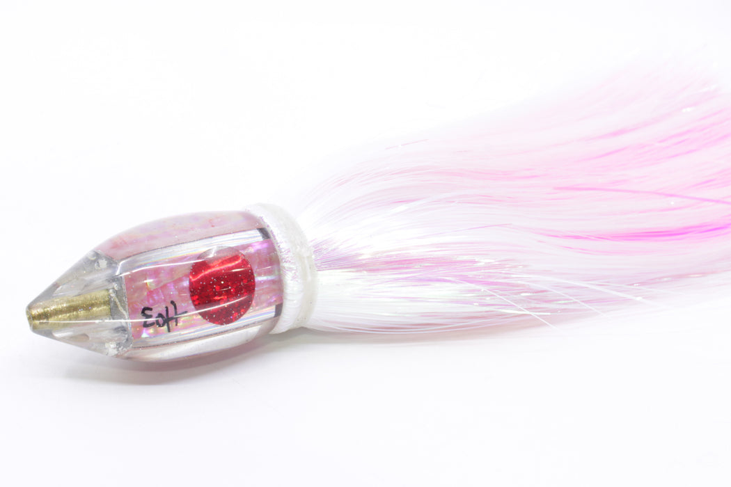 Marlin Magic Pink Awabi Jumbo Jetted Teardrop AP Bullet 9" 5.2oz Strobez White/Pink