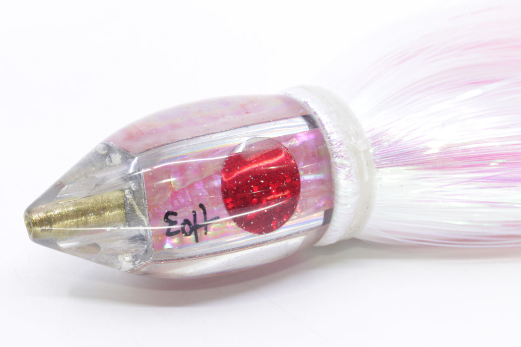 Marlin Magic Pink Awabi Jumbo Jetted Teardrop AP Bullet 9" 5.2oz Strobez White/Pink