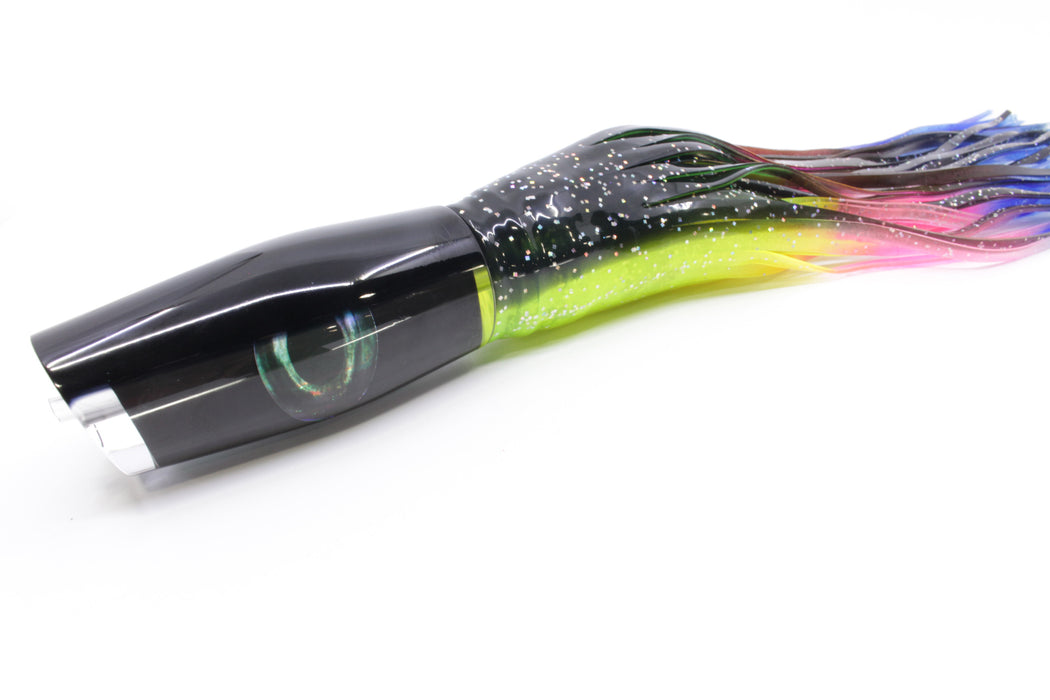 Moyes Lures Black Pearl Black Back Large Dark-N-Stormy 14" 12.2oz Skirted Magic Johnson