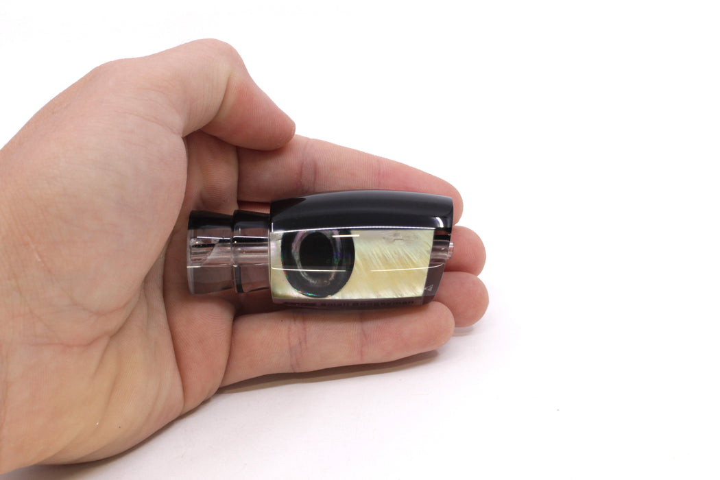 Moyes Lures Golden MOP Black Back Taxi Eyes Small Boogeyman 9" 1.5oz