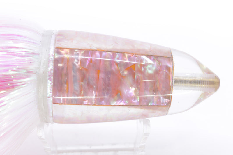 Koya Lures Pink Awabi Short AK Bullet 12" 13.5oz EZ Flash White/Pink