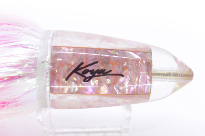 Koya Lures Pink Awabi Short AK Bullet 12" 13.5oz EZ Flash White/Pink